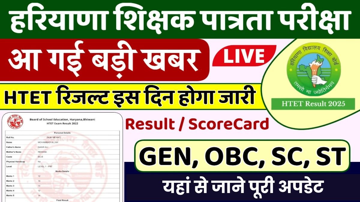 HTET Result 2025