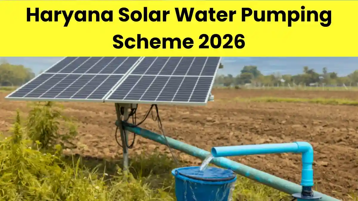 Haryana Solar Water Pumping Scheme 2026