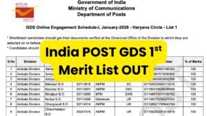 India Post GDS Result 2026